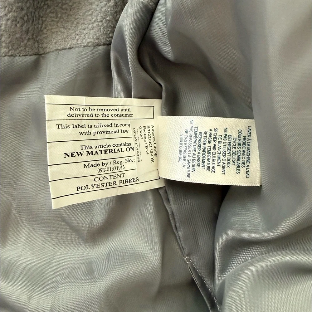 OshKosh B'gosh Cozy Colorblock Navy/Gray Bear Hooded Snowsuit